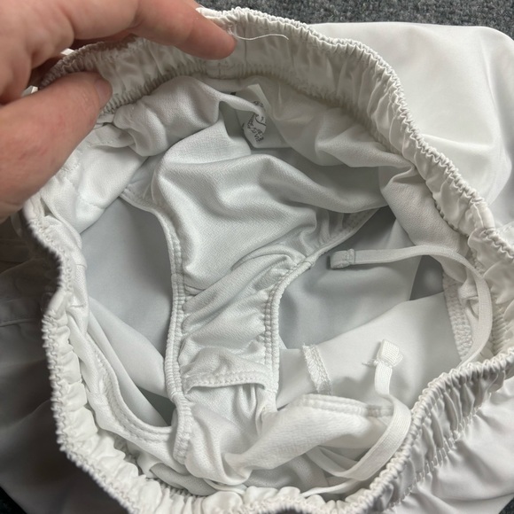 NIKE Women’s White lined Running Shorts Dri-Fit size: XS - Picture 3 of 8